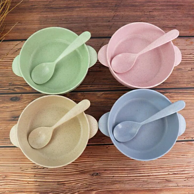 2pcs/set Baby Feeding Food Tableware Eco-friendly Toddler Kids Dishes Child Baby Eating Dinnerware Anti-hot Training Bowl Spoon
2pcs/set Baby Feeding Food Tableware Eco-friendly Toddler Kids Dishes Child Baby Eating Dinnerware Anti-hot Training Bowl Spoon