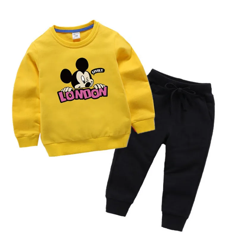 Mickey Spring Autumn New Children Boys Clothes Minnie Children Boys Clothes Mickey Set Cartoon Baby Girl Long-sleeved Two-piece
Mickey Spring Autumn New Children Boys Clothes Minnie Children Boys Clothes Mickey Set Cartoon Baby Girl Long-sleeved Two-piece