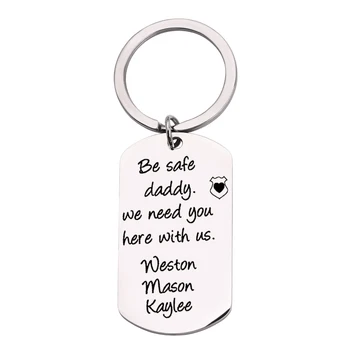 Custom Stainless Steel Keychain Dad Pay Attention to Safety We need your key chain, safe driving license, key chain
Custom Stainless Steel Keychain Dad Pay Attention to Safety We need your key chain, safe driving license, key chain