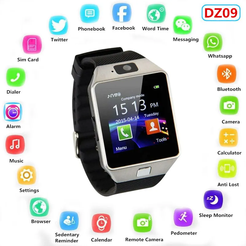 Smart Watch DZ09 Support Camera SIM TF Card Slot Men Women Sport Bluetooth Wristwatch For Samsung Huawei Xiaomi Android Phone
Smart Watch DZ09 Support Camera SIM TF Card Slot Men Women Sport Bluetooth Wristwatch For Samsung Huawei Xiaomi Android Phone