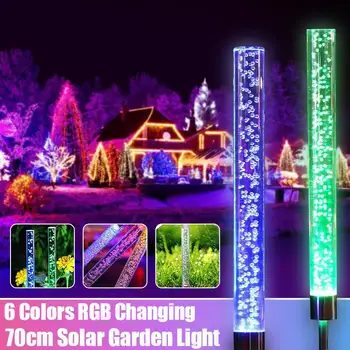1/2Pcs Acrylic Bubble RGB Color Changing Light Garden Solar Powered Lights Outdoor For Patio Backyard Pathway Lawn Decoration
1/2Pcs Acrylic Bubble RGB Color Changing Light Garden Solar Powered Lights Outdoor For Patio Backyard Pathway Lawn Decoration