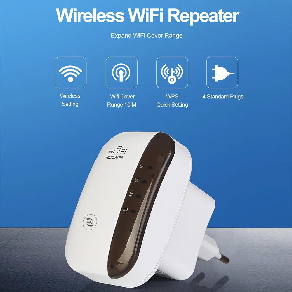 300Mbps Wifi Repeater Wireless-N 802.11 AP Router Booster Signal Range Extender adapter to turn a wired device into a wireless
300Mbps Wifi Repeater Wireless-N 802.11 AP Router Booster Signal Range Extender adapter to turn a wired device into a wireless