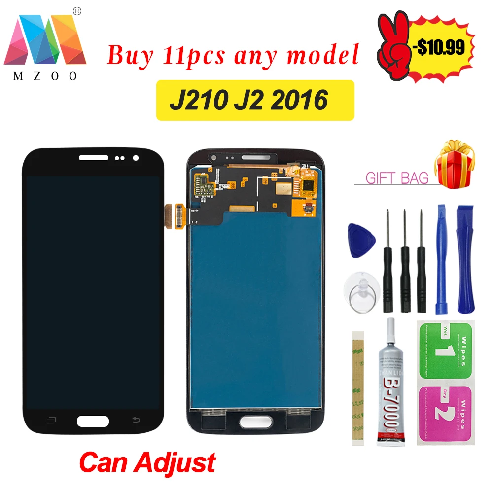 J210 LCD For Samsung Galaxy J2 2016 J210 J210F LCD Display Touch Screen Digitizer Assembly Parts Adjustable brightness Free Gift
J210 LCD For Samsung Galaxy J2 2016 J210 J210F LCD Display Touch Screen Digitizer Assembly Parts Adjustable brightness Free Gift