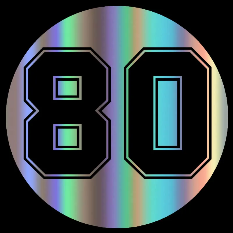 Hot Sell Reflective Car Stickers Racing NO. 80 KK Vinyl Reflective for Car Window Auto Protection Car Decoration KK 15*15cm
Hot Sell Reflective Car Stickers Racing NO. 80 KK Vinyl Reflective for Car Window Auto Protection Car Decoration KK 15*15cm