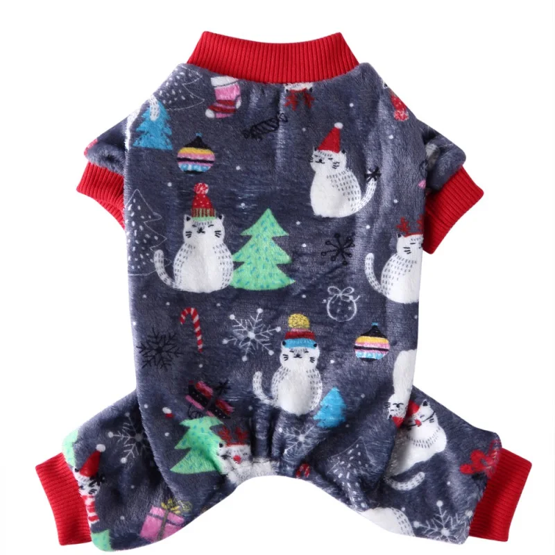 Pet Outfits Cute Elk Cat Cartoon Pattern Costumes Soft Small Medium Pet Winter Cold Weather Jumpsuits
Pet Outfits Cute Elk Cat Cartoon Pattern Costumes Soft Small Medium Pet Winter Cold Weather Jumpsuits