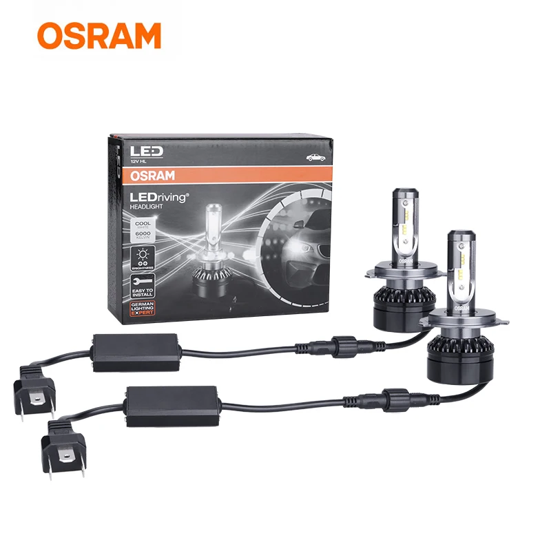 Osram H4 LED 6000K Auto Car Headlight Bulbs 9003/HB2 Hi/Lo Beam H4 LED Bulb Turbo Fan 12V External Light 16204CW 1 Pair LED
Osram H4 LED 6000K Auto Car Headlight Bulbs 9003/HB2 Hi/Lo Beam H4 LED Bulb Turbo Fan 12V External Light 16204CW 1 Pair LED