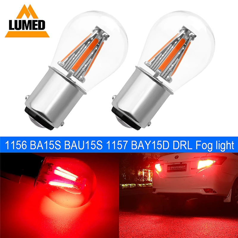 1156 P21W BA15S 1157 BAY15D BAU15S LED COB Filament Chip Car Brake Lights Auto Reverse Bulb Parking Lamp
1156 P21W BA15S 1157 BAY15D BAU15S LED COB Filament Chip Car Brake Lights Auto Reverse Bulb Parking Lamp