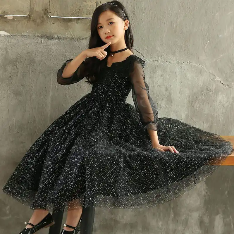 all black dress for girls