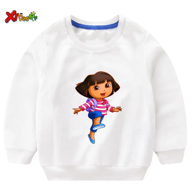 Kids Sweatshir 3T-8T NEW Winter Sweatshirts Funny Cartoon Dora Kids Cartoon T Shirt Cute Sweatshirt Children's Hoodies 
Kids Sweatshir 3T-8T NEW Winter Sweatshirts Funny Cartoon Dora Kids Cartoon T Shirt Cute Sweatshirt Children's Hoodies