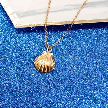 CHENFAN Shell Necklace Summer Necklace Chain Lady Fashion Clavicle Chain Metal Shell Pendant Travel accessories Girlfriend gift
CHENFAN Shell Necklace Summer Necklace Chain Lady Fashion Clavicle Chain Metal Shell Pendant Travel accessories Girlfriend gift