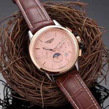 2020 new Longines-three needles casual men's watch strap trend automatic movement 007 mechanical men's watch 1793
2020 new Longines-three needles casual men's watch strap trend automatic movement 007 mechanical men's watch 1793