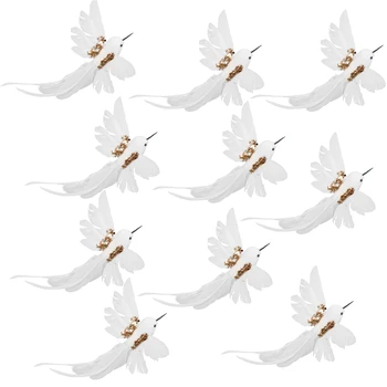 Decoration Hummingbird Ornament Decoration Props 10pcs Wedding Party Craft New Simulation Feather Christmas Tree Decoration Bird
Decoration Hummingbird Ornament Decoration Props 10pcs Wedding Party Craft New Simulation Feather Christmas Tree Decoration Bird