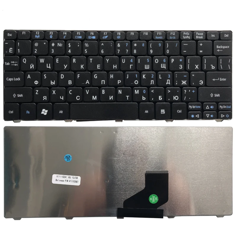 Русская клавиатура для Acer Aspire One черная D255 522 D257 AOD257 D260 D270 AOD260 AO521 AO533 532H 521 533 RU|keyboard