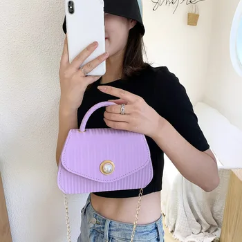 Fashion Women Pearl Shoulder Bags Chain Leather Top-handle Crossbody Handbags Popular Simple Female Daily Bag
Fashion Women Pearl Shoulder Bags Chain Leather Top-handle Crossbody Handbags Popular Simple Female Daily Bag