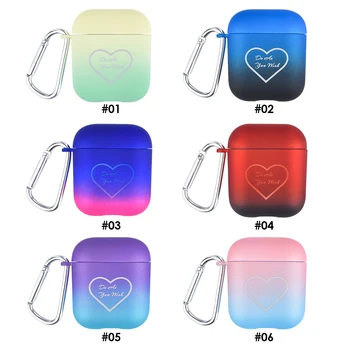 Wireless Bluetooth Earphone Protective Case for Airpods 2 1 PC Headphone Cover Heart Gradient Cute Colorful Protective Cover
Wireless Bluetooth Earphone Protective Case for Airpods 2 1 PC Headphone Cover Heart Gradient Cute Colorful Protective Cover