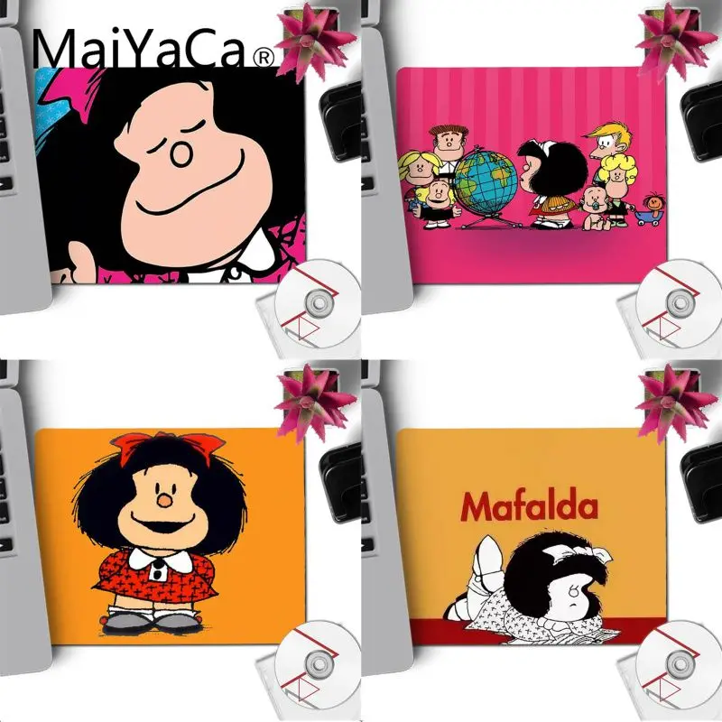 MaiYaCa High Quality Mafalda Computer Gaming Mousemats Simple Design Speed Gaming Mouse Pads 18x22cm desk mat
MaiYaCa High Quality Mafalda Computer Gaming Mousemats Simple Design Speed Gaming Mouse Pads 18x22cm desk mat