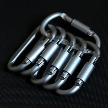 5pcs Outdoor Camping Equipment Aluminum Carabiner Hunting Equipment Survival Kit Lock Tool
5pcs Outdoor Camping Equipment Aluminum Carabiner Hunting Equipment Survival Kit Lock Tool