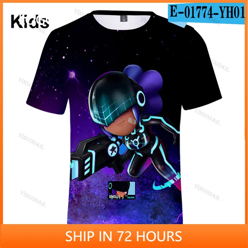 Shooting Game 3d Shirts Brawlings Boys Girls Tops T-shirts Teen Clothes Shoot Shark Leon Star Children's Wear Kids T-shirt
Shooting Game 3d Shirts Brawlings Boys Girls Tops T-shirts Teen Clothes Shoot Shark Leon Star Children's Wear Kids T-shirt