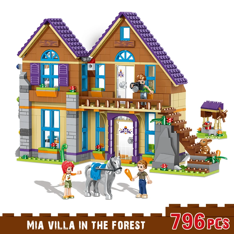 Girls Good Friends Series Mia villa in the forest Assemble Building Blocks Educational Toys for Children Children Gifts DIY
Girls Good Friends Series Mia villa in the forest Assemble Building Blocks Educational Toys for Children Children Gifts DIY