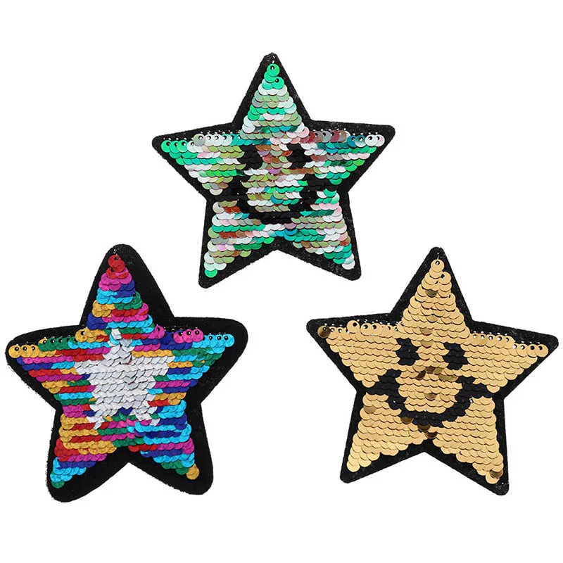 2019 DIY Shiny Five-pointed Stars Reversible MIX Color Sequins Sew On Patches For Clothes Patch Applique Crafts
2019 DIY Shiny Five-pointed Stars Reversible MIX Color Sequins Sew On Patches For Clothes Patch Applique Crafts