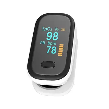 Mini Protable Finger Clip Pulse Oximeter Heart Rate Blood Oxygen Saturation SpO2 Monitor Family Aerobic Exercise Tracker
Mini Protable Finger Clip Pulse Oximeter Heart Rate Blood Oxygen Saturation SpO2 Monitor Family Aerobic Exercise Tracker