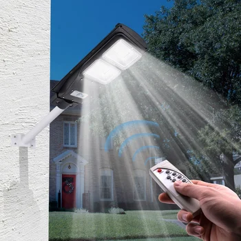 60W 120-LED Solar Sensor Outdoor Light with Light Control and Radar Sensor Black
60W 120-LED Solar Sensor Outdoor Light with Light Control and Radar Sensor Black