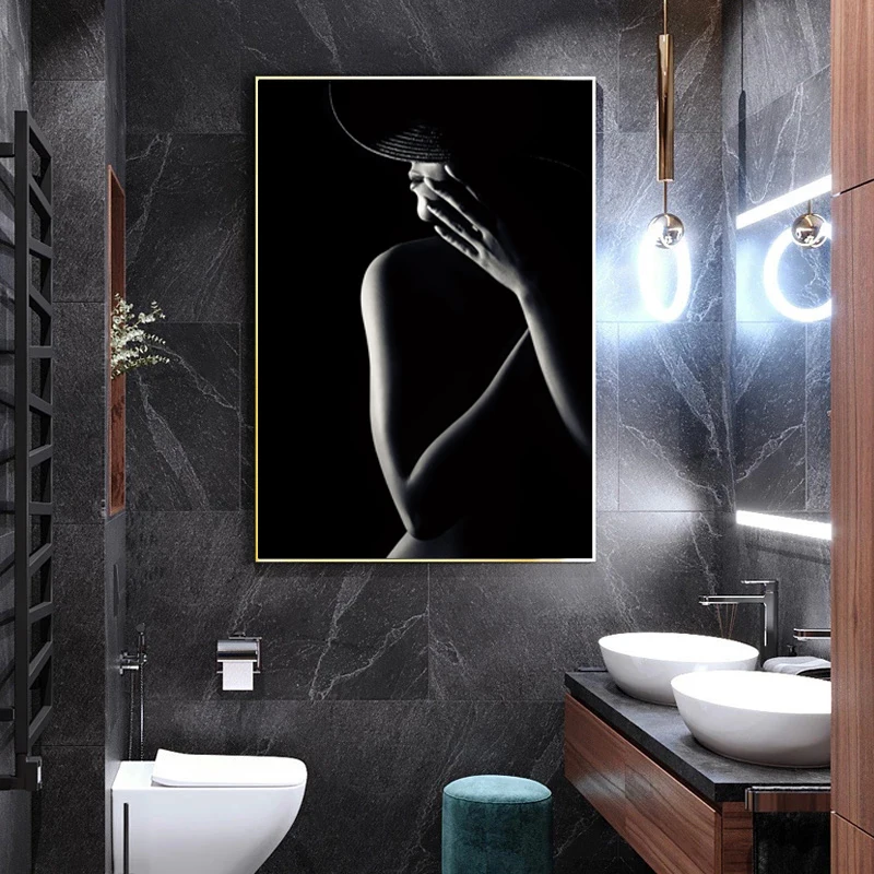 Black Sexy Women Nude Body Art Canvas Painting Wall Art Posters Prints Wall Picture for Living Room Bedroom Home Cuadros Decor
Black Sexy Women Nude Body Art Canvas Painting Wall Art Posters Prints Wall Picture for Living Room Bedroom Home Cuadros Decor