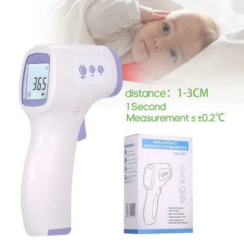 Non-contact IR Infrared Thermometer Forehead Temperature Measurement LCD Digital Display ℃/℉ Accuracy ±0.2℃
Non-contact IR Infrared Thermometer Forehead Temperature Measurement LCD Digital Display ℃/℉ Accuracy ±0.2℃