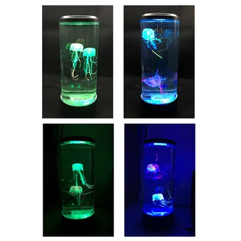 USB Powered Bedside Lamp Atmosphere Aquarium Desktop Color Changing Fantasy LED Night Light Table Hypnotic Jellyfish Childen
USB Powered Bedside Lamp Atmosphere Aquarium Desktop Color Changing Fantasy LED Night Light Table Hypnotic Jellyfish Childen