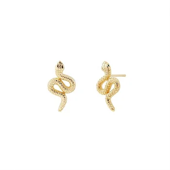 LOZRUNVE Boheme 925 silver gold dainty minimal texture cz eye snake stud earrings earring 2020
LOZRUNVE Boheme 925 silver gold dainty minimal texture cz eye snake stud earrings earring 2020