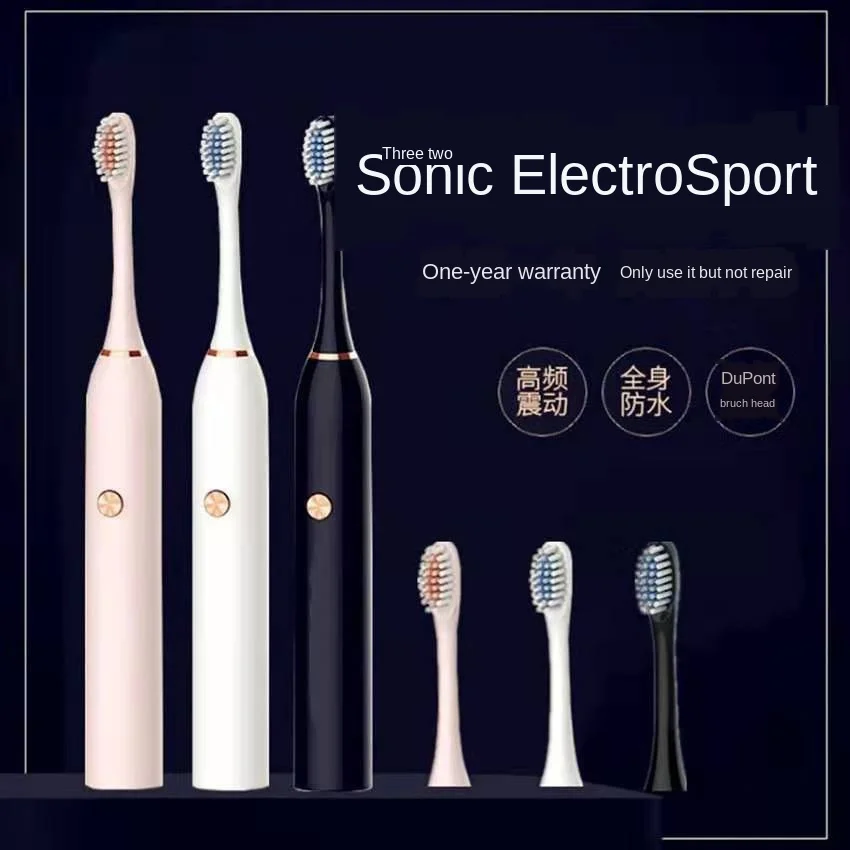 5 Models Electric Toothbrush Waterproof Automatic Sonic Toothbrush Rechargeable with 2 Brush Heads Powered Smart Toothbrush
5 Models Electric Toothbrush Waterproof Automatic Sonic Toothbrush Rechargeable with 2 Brush Heads Powered Smart Toothbrush