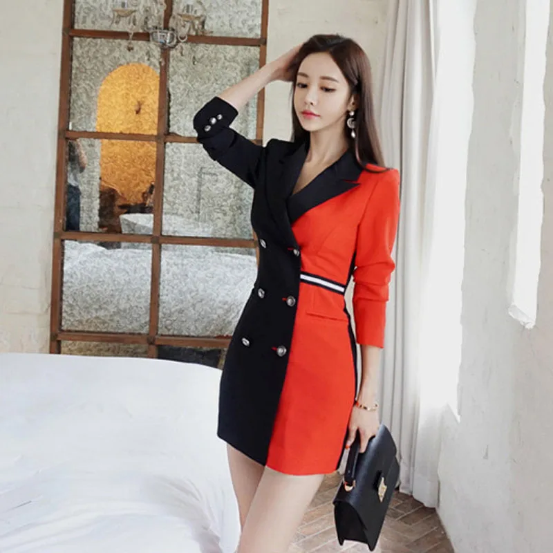 WOMEN'S Dress 2019 New Style Debutante Elegant Slim Fit Mixed Colors Double Breasted Sheath Business Suit Jacket Women's
WOMEN'S Dress 2019 New Style Debutante Elegant Slim Fit Mixed Colors Double Breasted Sheath Business Suit Jacket Women's
