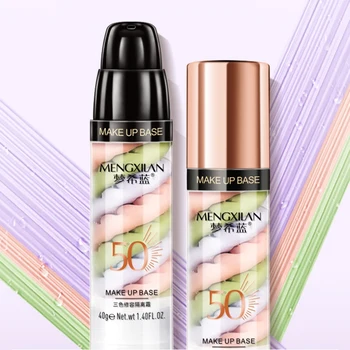 3-Color Makeup Primer Moisturizing Oil-control Cover Blemishes Even Skin Color Isolation Cream
3-Color Makeup Primer Moisturizing Oil-control Cover Blemishes Even Skin Color Isolation Cream