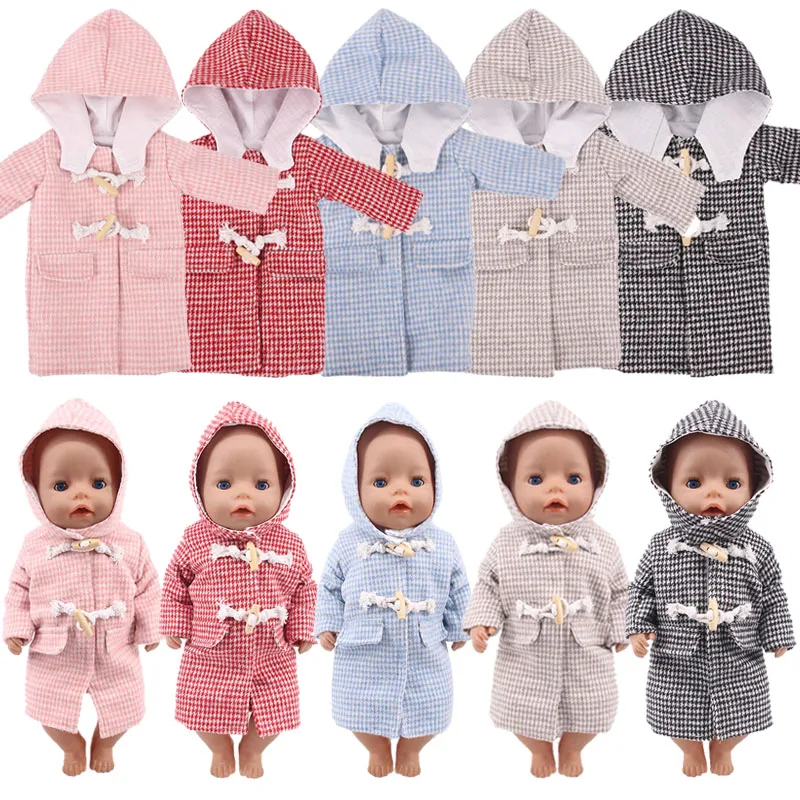 Doll Clothes 5 Solid Colors Long-Style Hooded Coat Suits Fit 18 Inch American&43 Cm Baby Logan Boy Doll Christmas Girl`s Toy
Doll Clothes 5 Solid Colors Long-Style Hooded Coat Suits Fit 18 Inch American&43 Cm Baby Logan Boy Doll Christmas Girl`s Toy