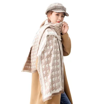 LS2029 Fall and Winter Korean Thousand Birds Style Cashmere Scarf Female Style Air Conditioning Fashion Thickened Shawl
LS2029 Fall and Winter Korean Thousand Birds Style Cashmere Scarf Female Style Air Conditioning Fashion Thickened Shawl