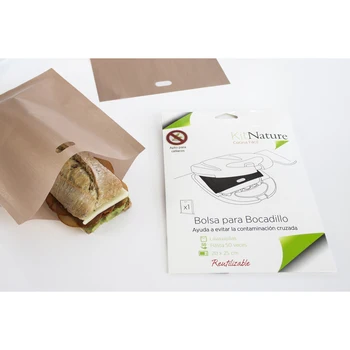 Kit Nature Bolsa para Bocadillo | Tamaño Sandwich 20 x 25 cm | Pack de 3 Bolsas Reutilizables
Kit Nature Bolsa para Bocadillo | Tamaño Sandwich 20 x 25 cm | Pack de 3 Bolsas Reutilizables
