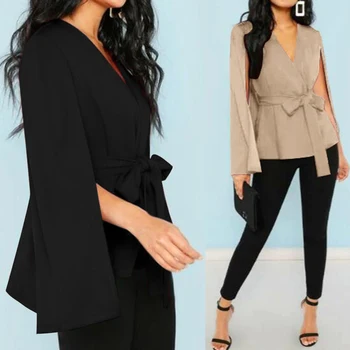 2020 ZANZEA Elegant V Neck Coats Women's Cape Jackets Casual Long Sleeve Blusas Outwears Female False Two-Piece Tops Plus Size
2020 ZANZEA Elegant V Neck Coats Women's Cape Jackets Casual Long Sleeve Blusas Outwears Female False Two-Piece Tops Plus Size