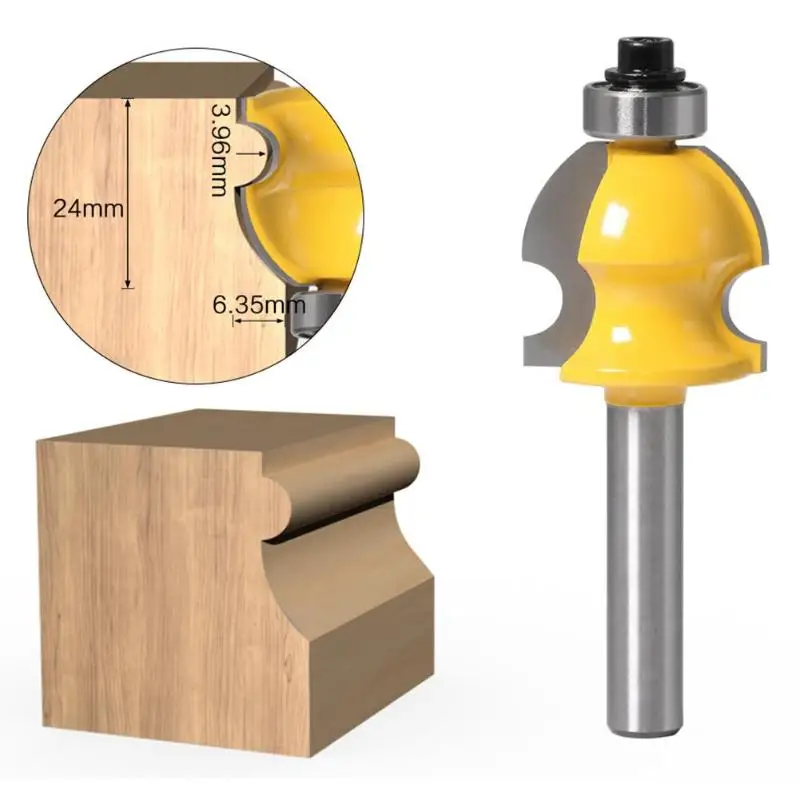 Labor-saving Milling Cutter Drum Line Arc Trimming Knife Woodworking Tenon Tool for Armrest Cabinet Wood Line Modeling 
Labor-saving Milling Cutter Drum Line Arc Trimming Knife Woodworking Tenon Tool for Armrest Cabinet Wood Line Modeling