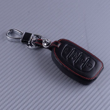 DWCX 4 Buttons Black PU Leather Car Remote Key Fob Holder Chain Case Fit For Hyundai Elantra Sonata IX35 IX45 2015
DWCX 4 Buttons Black PU Leather Car Remote Key Fob Holder Chain Case Fit For Hyundai Elantra Sonata IX35 IX45 2015