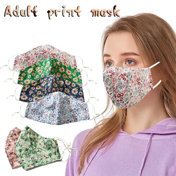 Adult Woman Floral Print Breathable Face Mask Reusable Cloth Face Shield Face Shield Windproof Mouth Mask Washable mondmasker
Adult Woman Floral Print Breathable Face Mask Reusable Cloth Face Shield Face Shield Windproof Mouth Mask Washable mondmasker