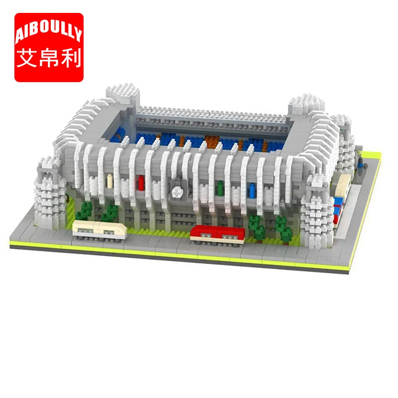 AIBOULLY 065 World Great Football stadium Field model building kits blocks Brick architecture Club Cup Toys For Children
AIBOULLY 065 World Great Football stadium Field model building kits blocks Brick architecture Club Cup Toys For Children