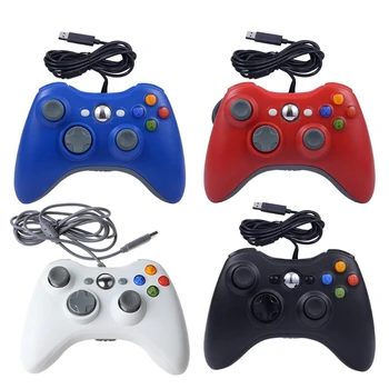 Wired Game Joypad for -XBOX 360 Console Gamepad Joypad Joystick Remote Controller
Wired Game Joypad for -XBOX 360 Console Gamepad Joypad Joystick Remote Controller