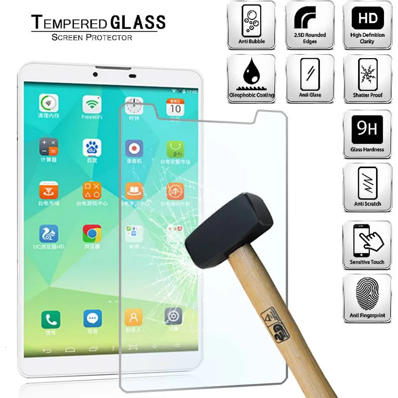 Tablet Tempered Glass Screen Protector Cover for Teclast P80 3G Tablet Computer Screen , High-definition Wear-Resistant
Tablet Tempered Glass Screen Protector Cover for Teclast P80 3G Tablet Computer Screen , High-definition Wear-Resistant
