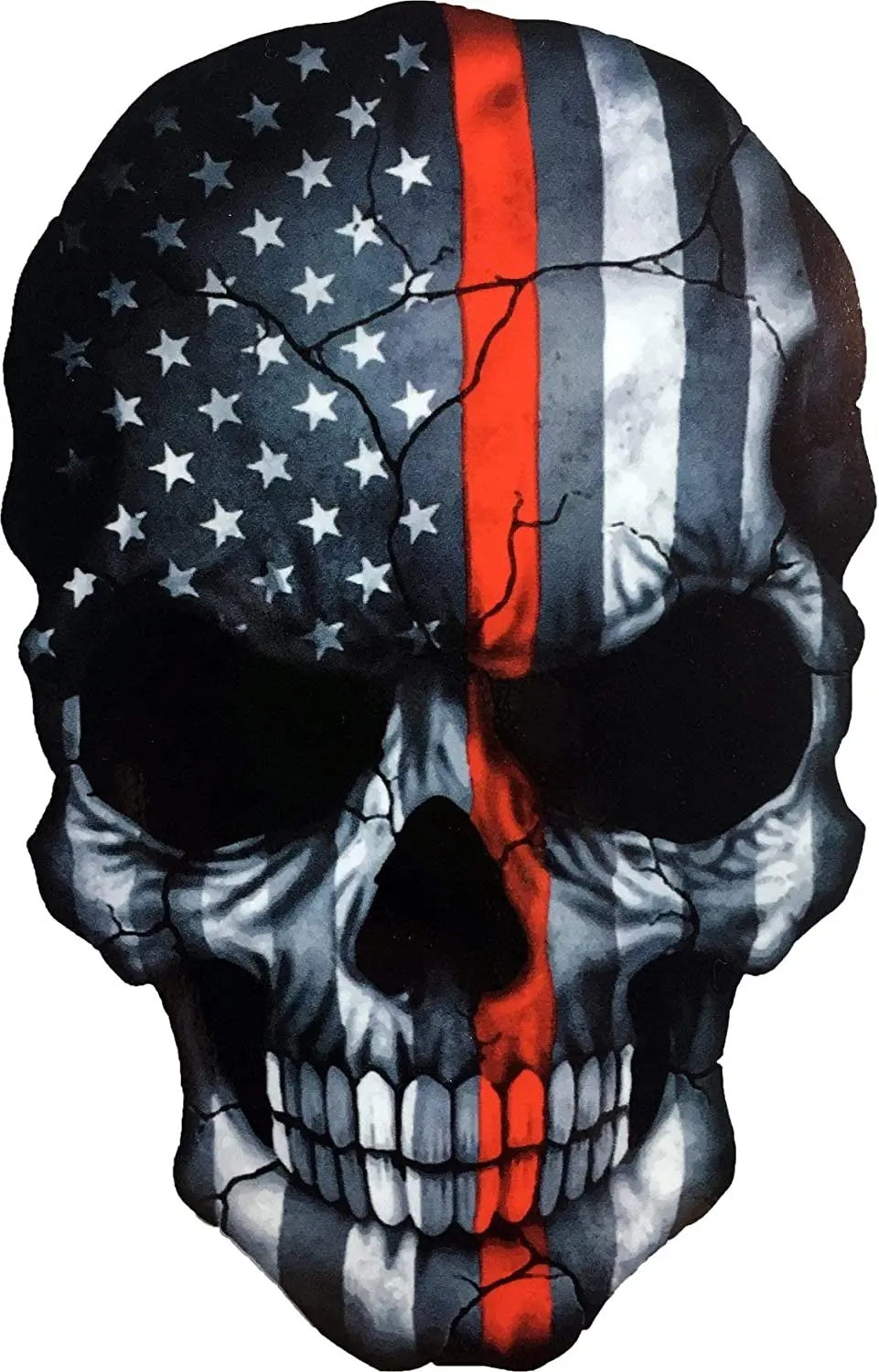 Фото Автомобильная наклейка дьявол Призрак Монстр Зомби американский флаг военный