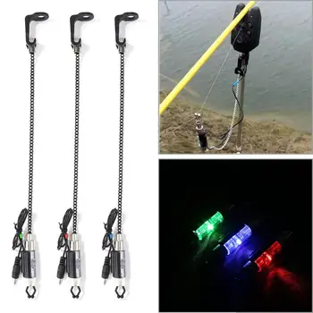 Durable Fishing Alarms Classic Delicate 3pcs Fishing Bite Alarm+3pcs Portable Flash Soft Pendant Wiggler Fishing Tackle
Durable Fishing Alarms Classic Delicate 3pcs Fishing Bite Alarm+3pcs Portable Flash Soft Pendant Wiggler Fishing Tackle