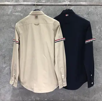 2020 Fashion TB THOM Brand Jacket Men Denim Cardigans Clothing Spring Autumn Turn-Down Collar Striped Casual Coat
2020 Fashion TB THOM Brand Jacket Men Denim Cardigans Clothing Spring Autumn Turn-Down Collar Striped Casual Coat