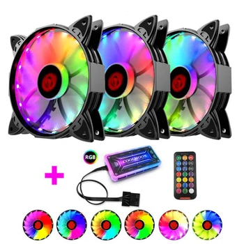 Computer Case PC Cooling Fan Cooler RGB Adjust LED 12V 6Pin 120mm Quiet IR Remote Computer Cooler Cooling RGB Case Fan
Computer Case PC Cooling Fan Cooler RGB Adjust LED 12V 6Pin 120mm Quiet IR Remote Computer Cooler Cooling RGB Case Fan