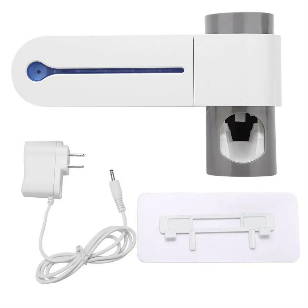 Two-in-one ultraviolet sterilization and disinfection toothbrush holder automatic toothpaste ABS Smart disinfection
Two-in-one ultraviolet sterilization and disinfection toothbrush holder automatic toothpaste ABS Smart disinfection