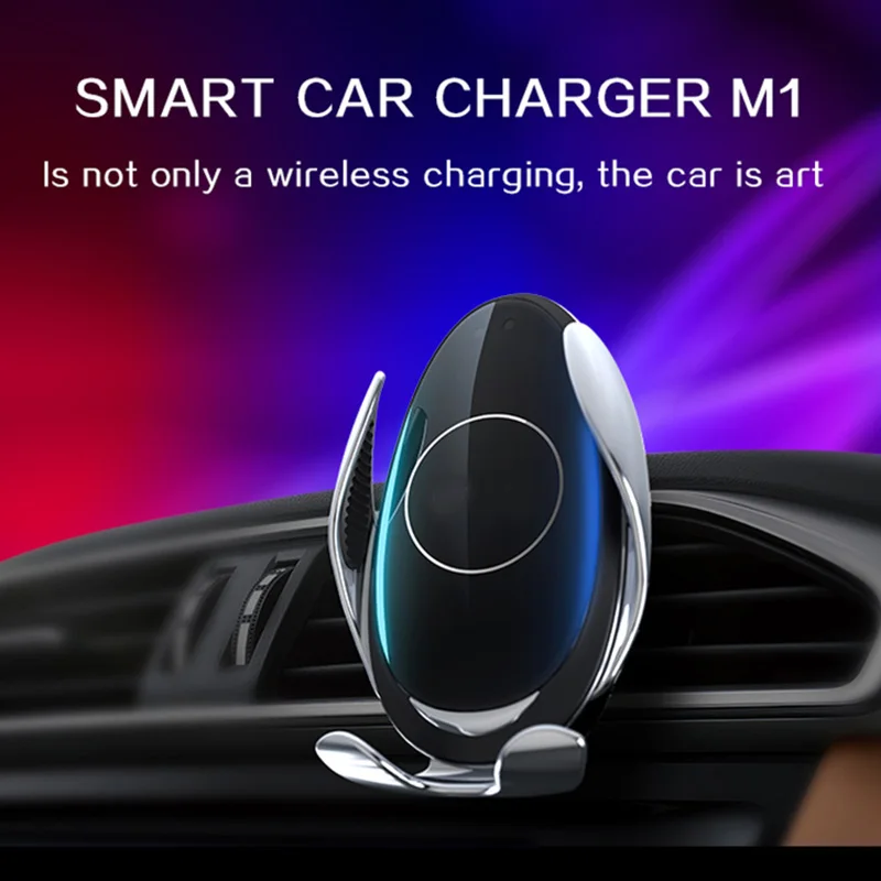 Automatic Induction Wireless Car Charger Intelligent Infrared Sensor Quick Charge Mount HSJ-19
Automatic Induction Wireless Car Charger Intelligent Infrared Sensor Quick Charge Mount HSJ-19