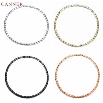 Rock Hiphop Stainless Steel Chain Necklace Men/Women Black Silver Rose Gold Color Chain Necklaces Punk Jewelry Long Necklace C40
Rock Hiphop Stainless Steel Chain Necklace Men/Women Black Silver Rose Gold Color Chain Necklaces Punk Jewelry Long Necklace C40